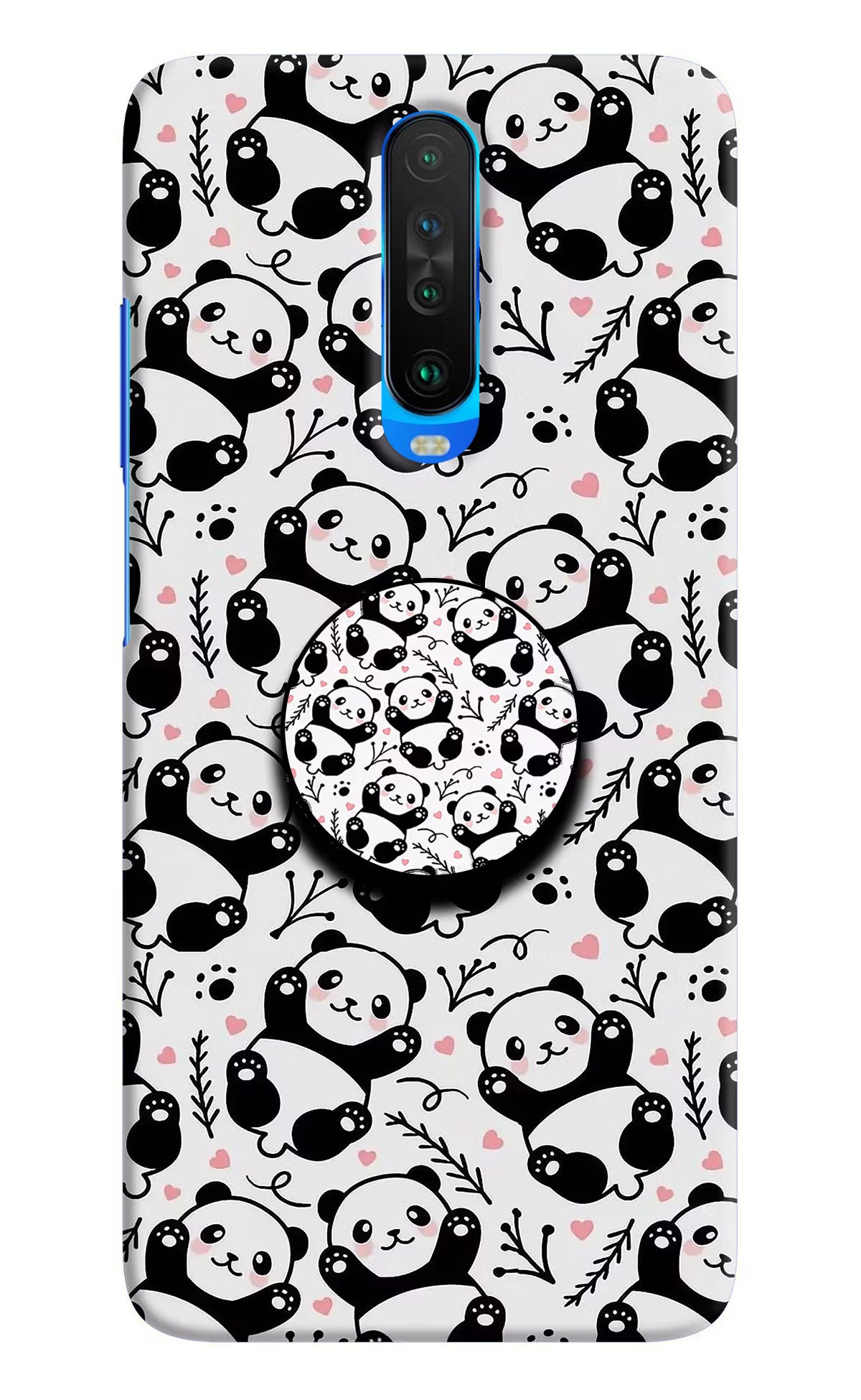 Cute Panda Poco X2 Pop Case by Casekaro