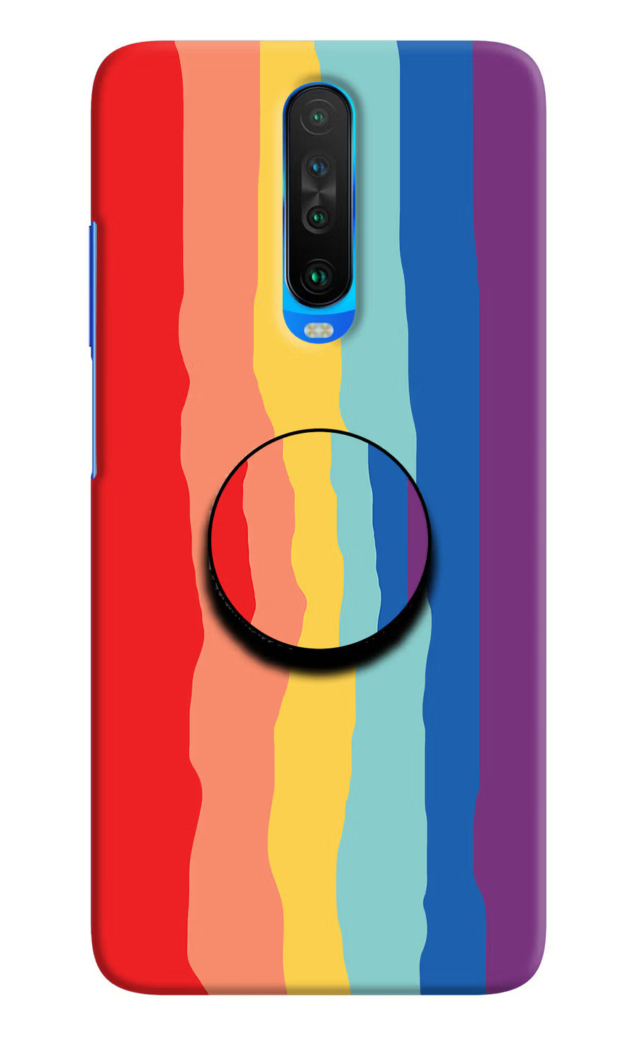 Rainbow Poco X2 Pop Case, Hard case