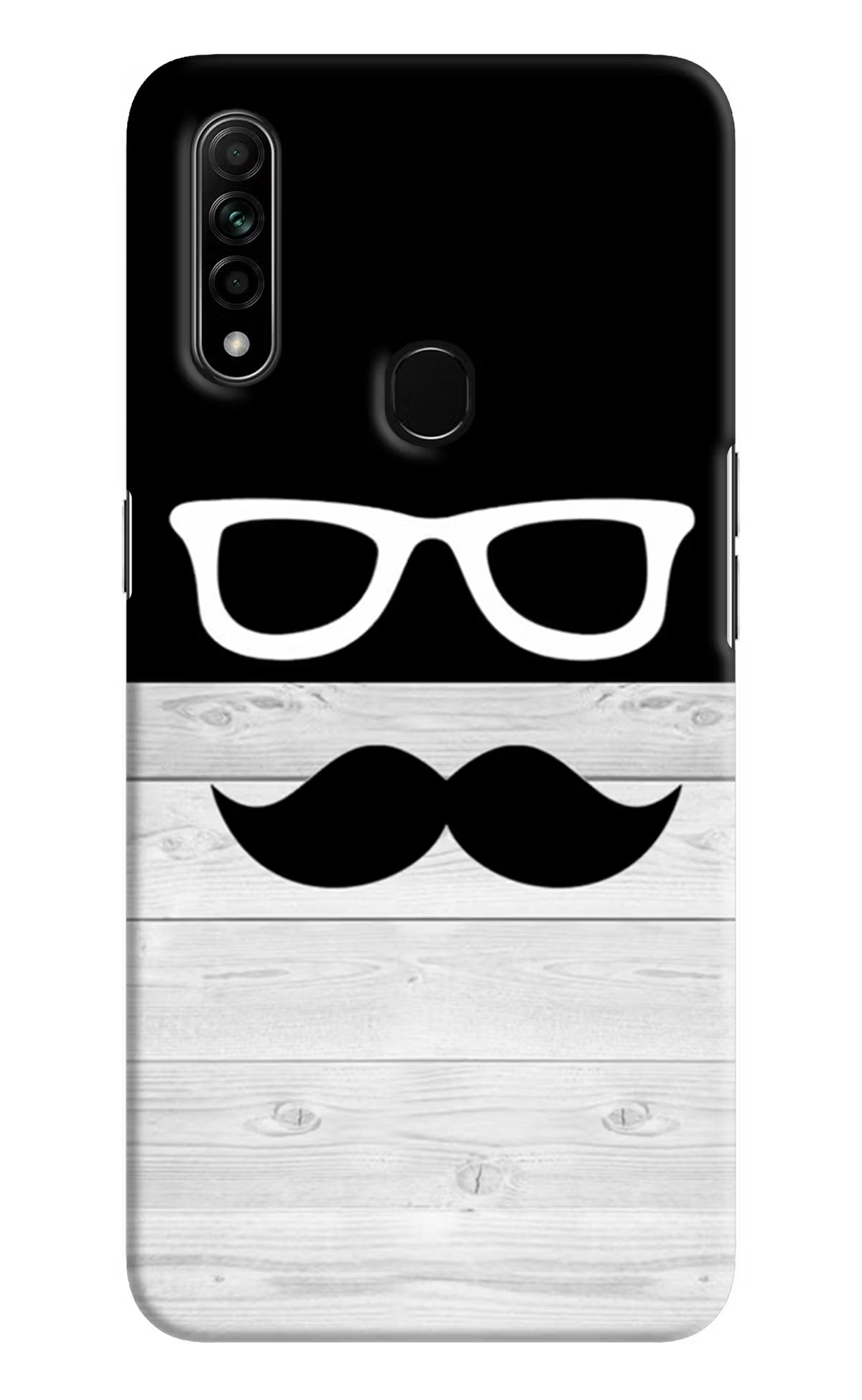 Mustache Oppo A31 Hard Case Back Cover by Casekaro