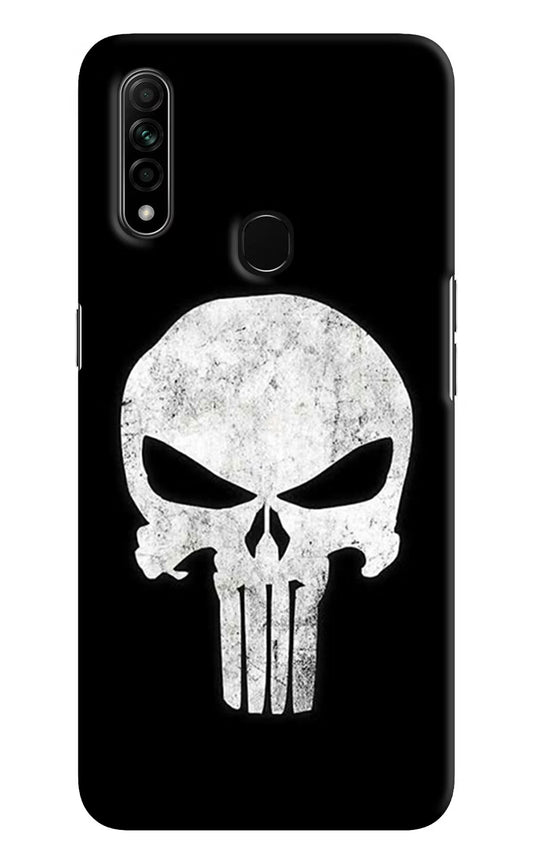 Punisher Skull Oppo A31 Hard Case Back Cover by Casekaro