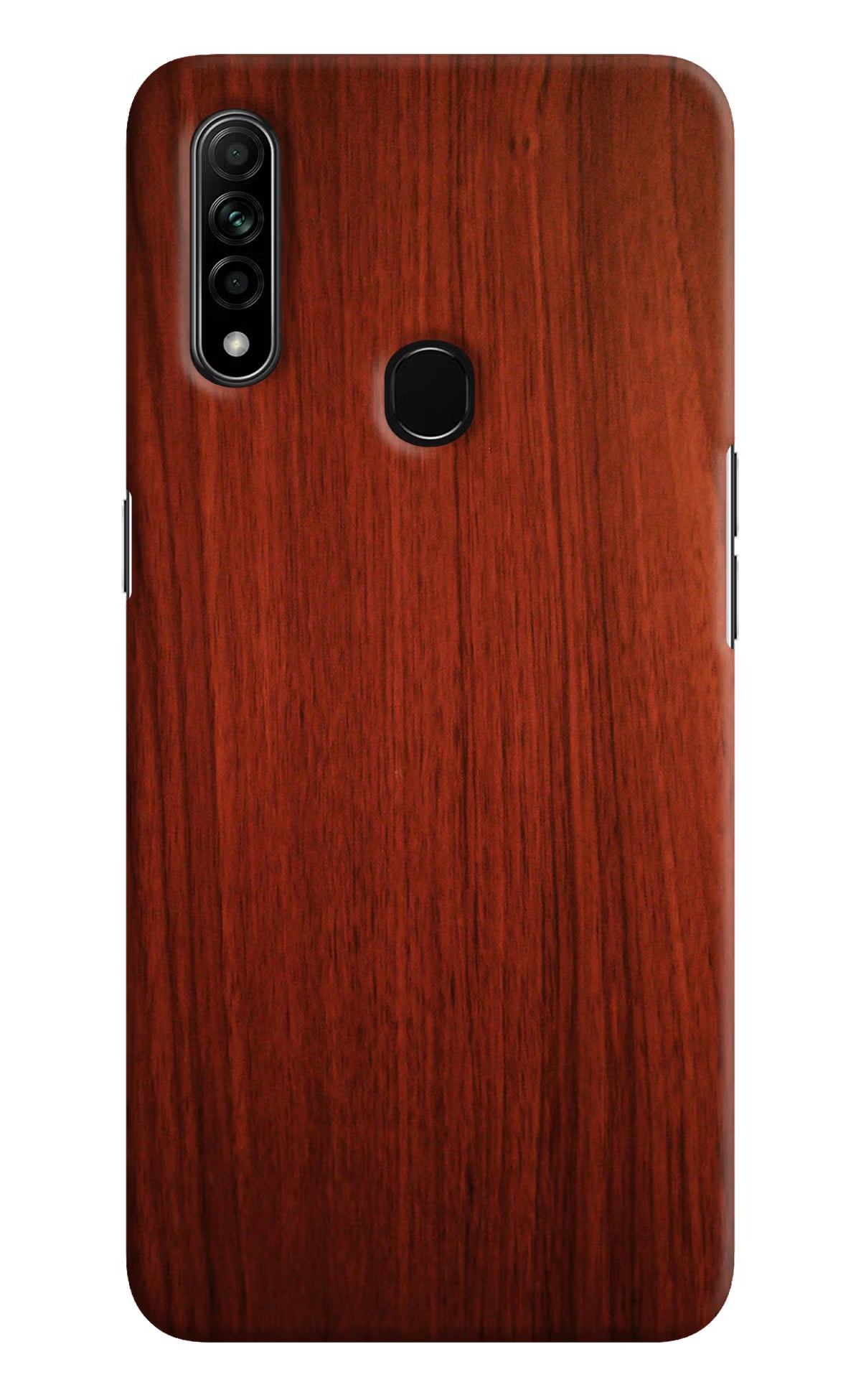 Wooden Plain Pattern Oppo A31 Hard Case Back Cover by Casekaro