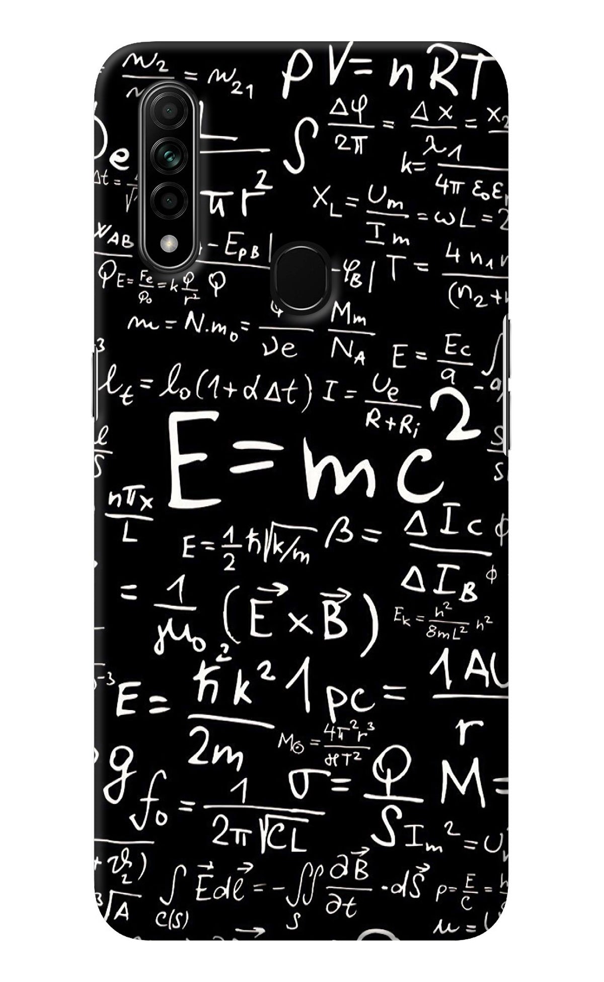 Physics Albert Einstein Formula Oppo A31 Back Cover