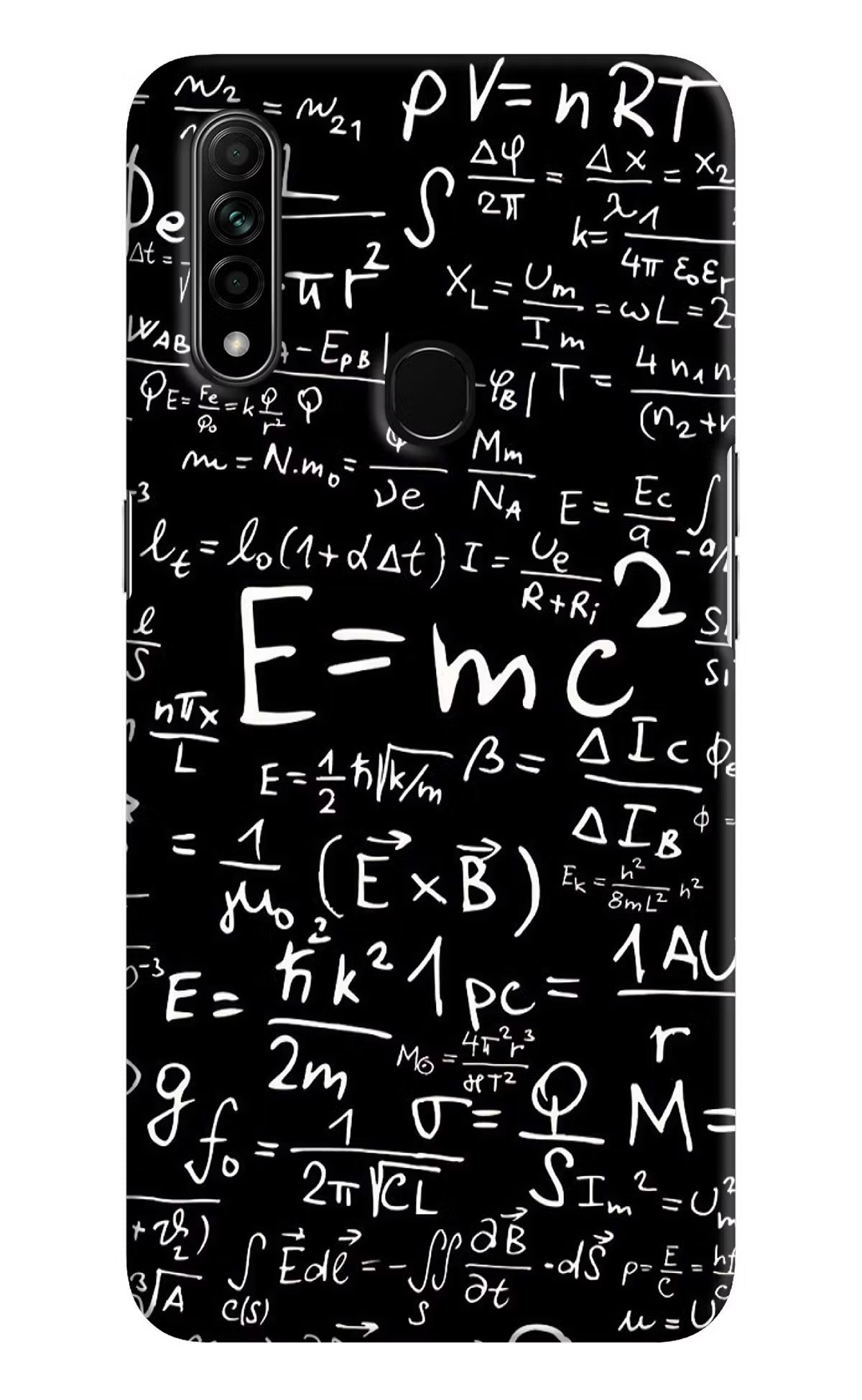 Physics Formula Oppo A31 Hard Case Back Cover by Casekaro