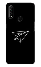 Paper Plane White Oppo A31 Hard Case Back Cover by Casekaro