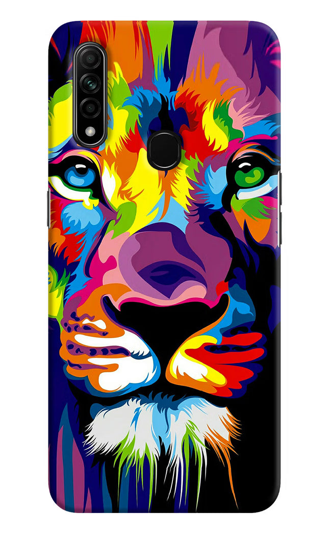 Lion Oppo A31 Hard Case Back Cover by Casekaro