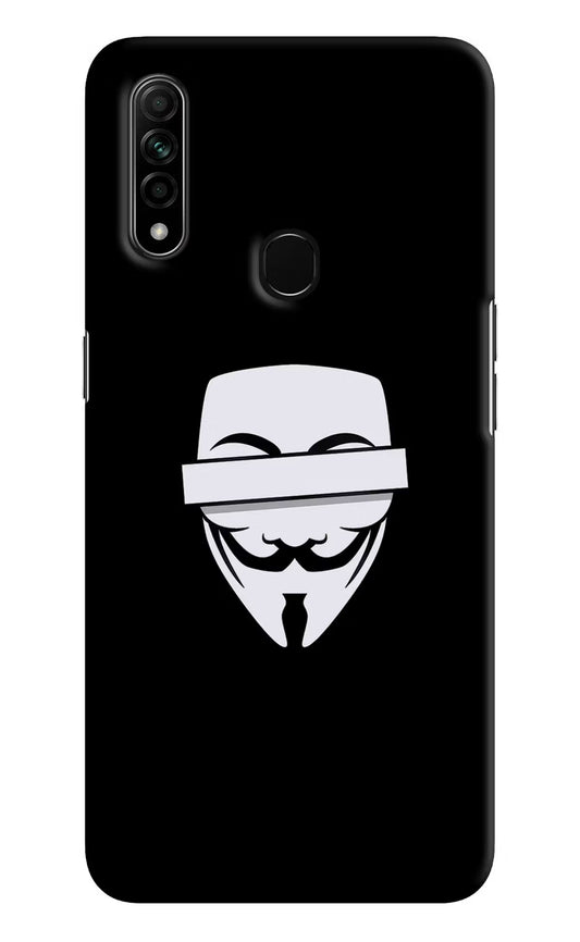 Anonymous Face Oppo A31 Hard Case Back Cover by Casekaro