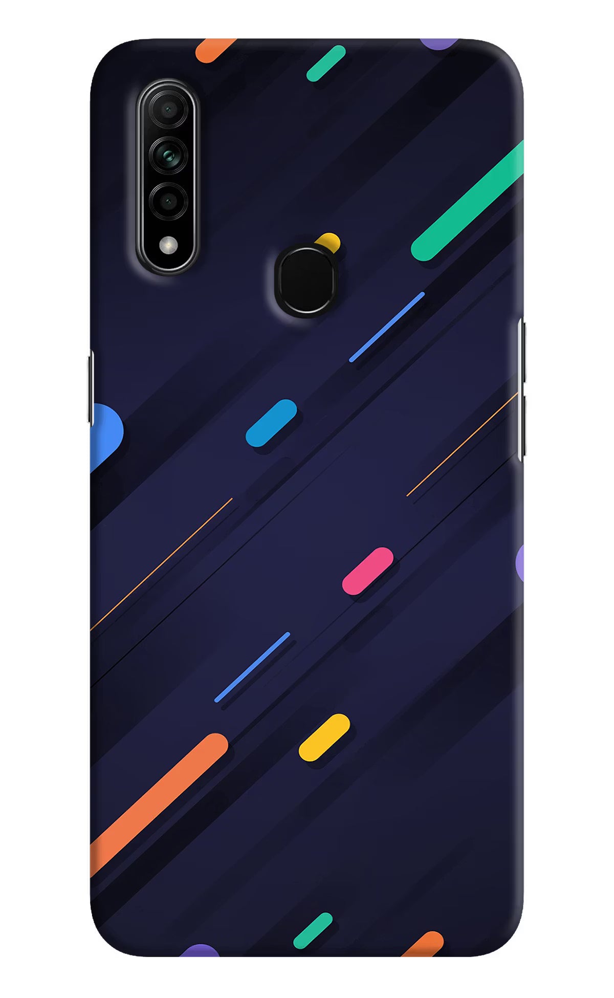 Abstract Design Oppo A31 Hard Case Back Cover by Casekaro