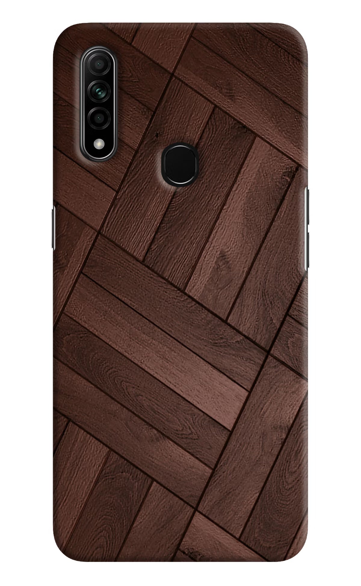 Wooden Texture Design Oppo A31 Hard Case Back Cover by Casekaro
