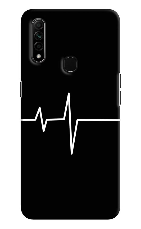 Heart Beats Oppo A31 Hard Case Back Cover by Casekaro