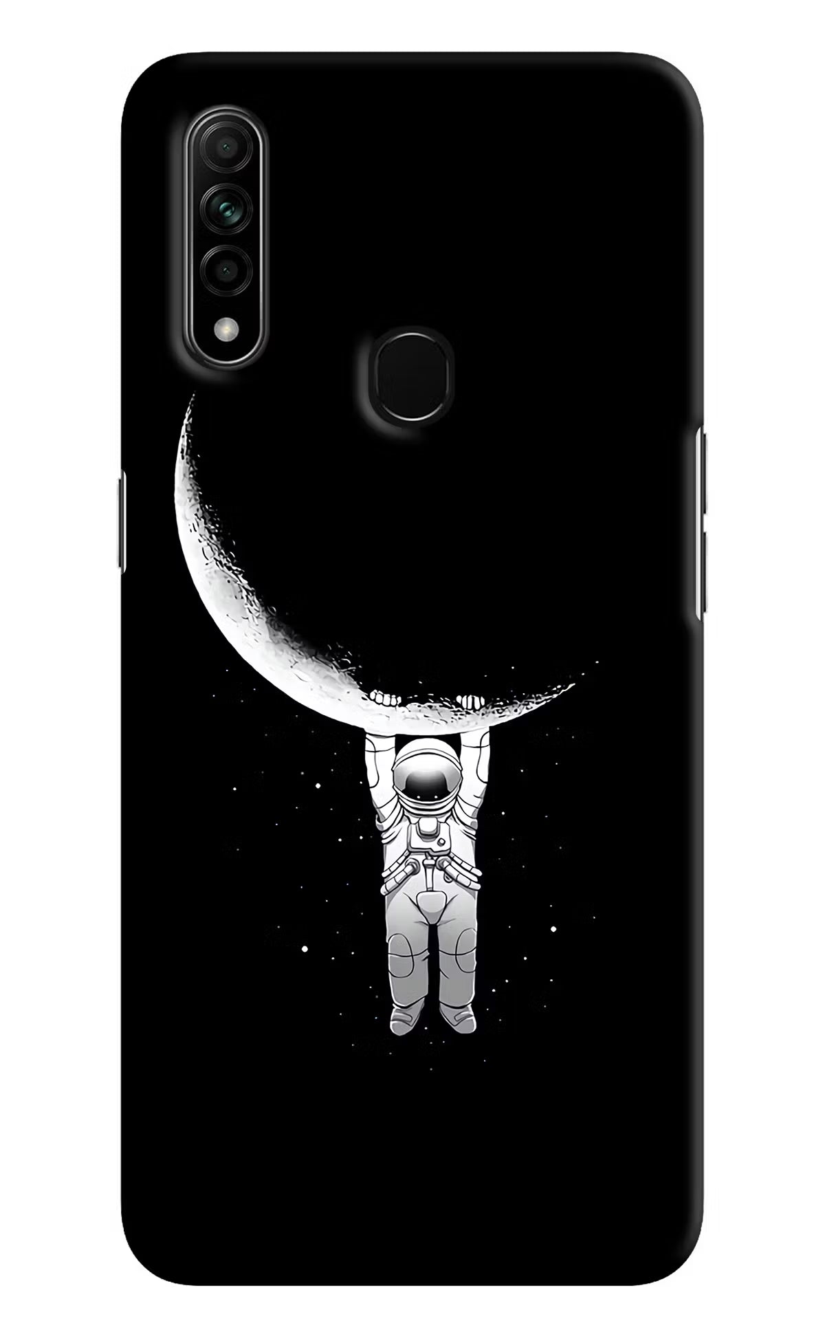 Moon Space Oppo A31 Hard Case Back Cover by Casekaro