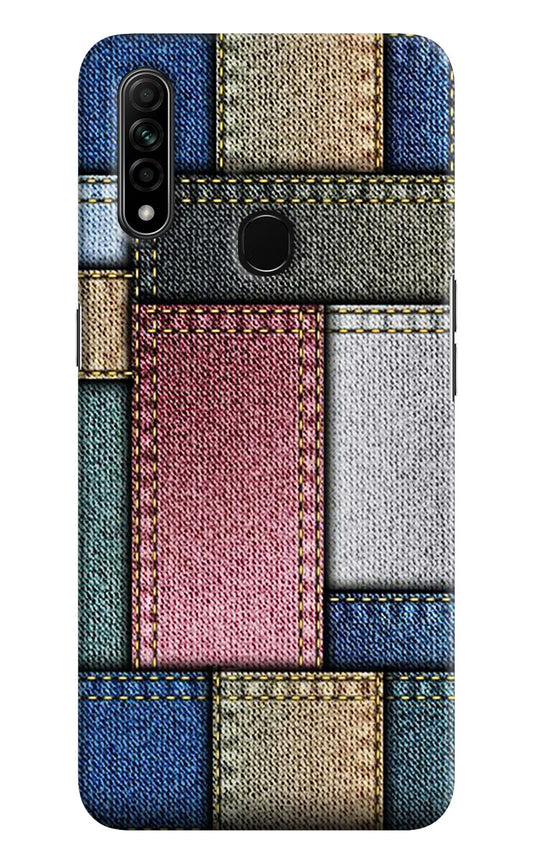 Multicolor Jeans Oppo A31 Hard Case Back Cover by Casekaro