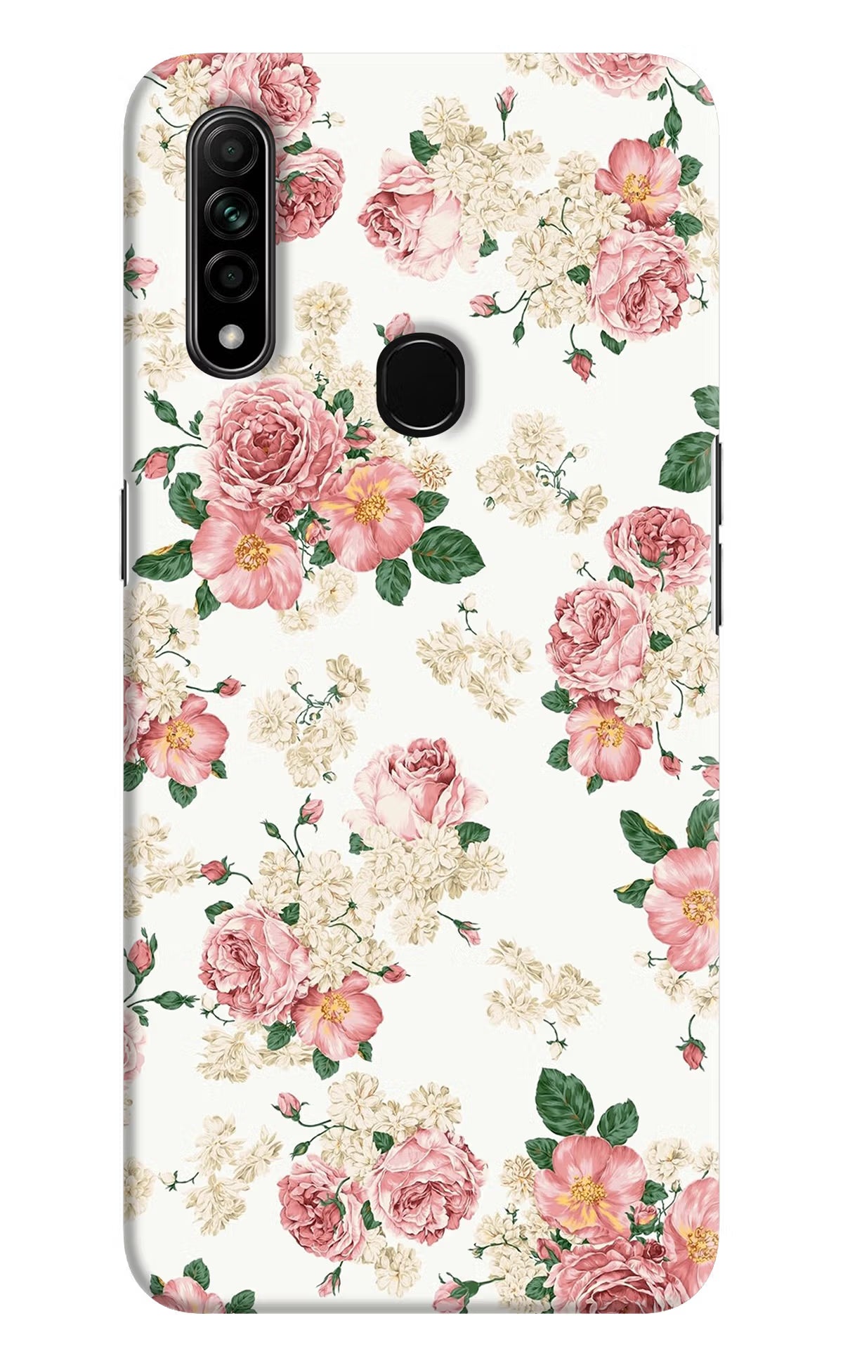 Flowers Oppo A31 Hard Case Back Cover by Casekaro