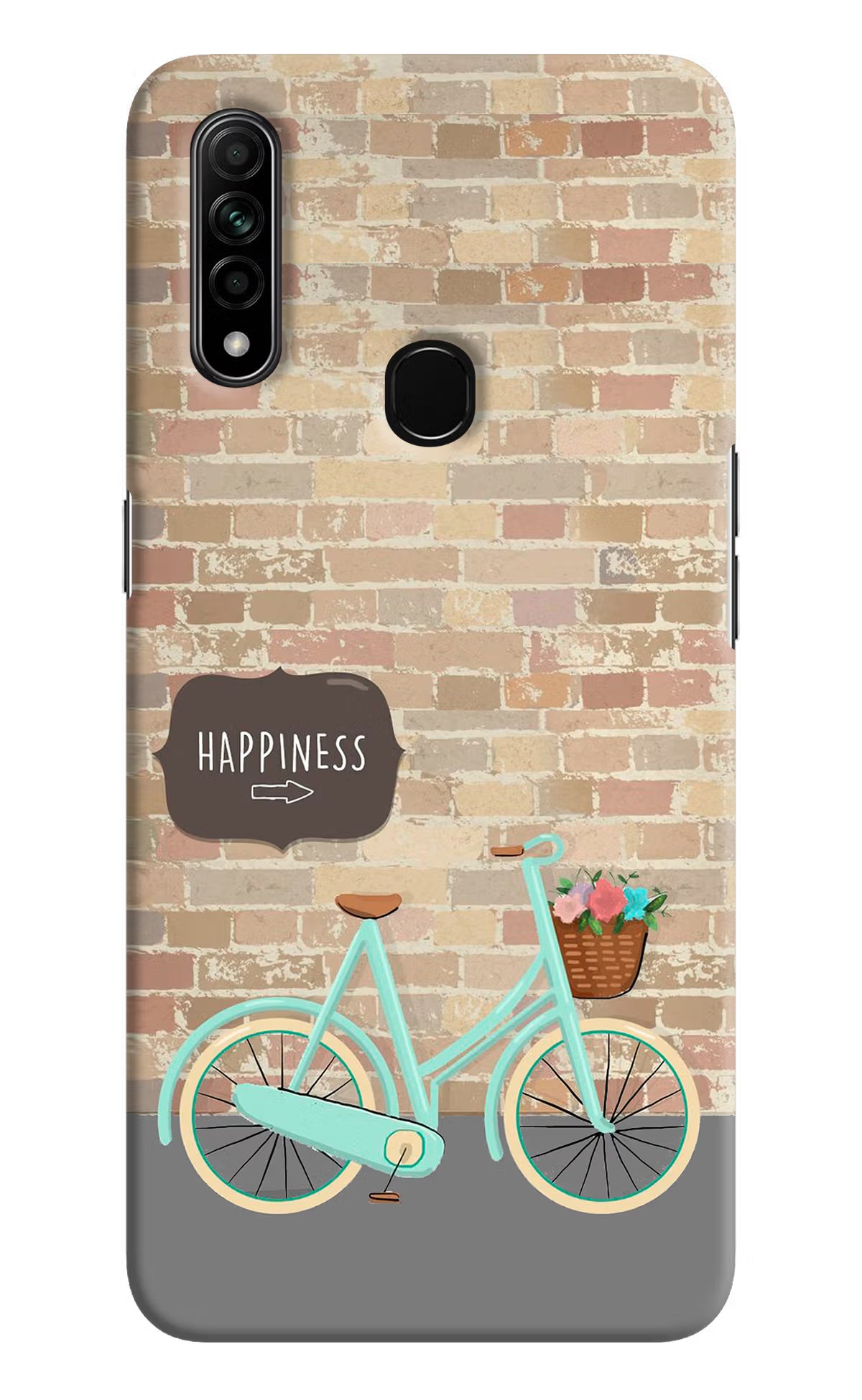 Happiness Artwork Oppo A31 Hard Case Back Cover by Casekaro