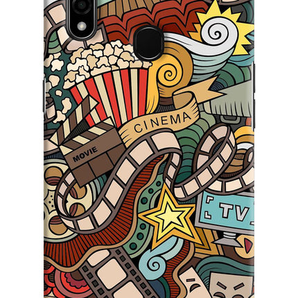 Cinema Abstract Oppo A31 Hard Case Back Cover by Casekaro