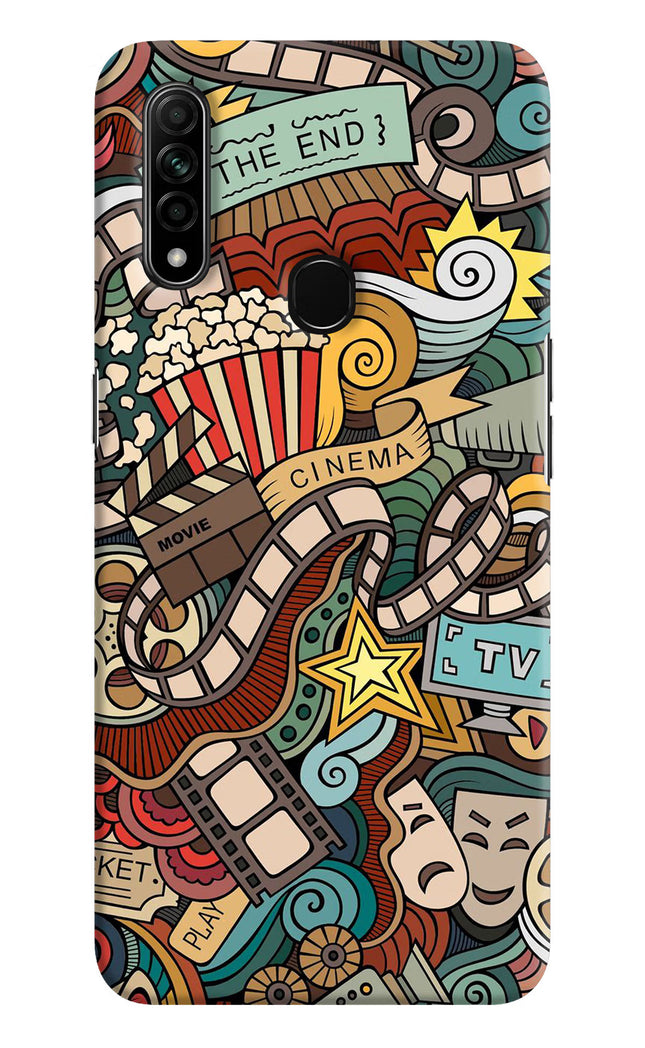 Cinema Abstract Oppo A31 Hard Case Back Cover by Casekaro