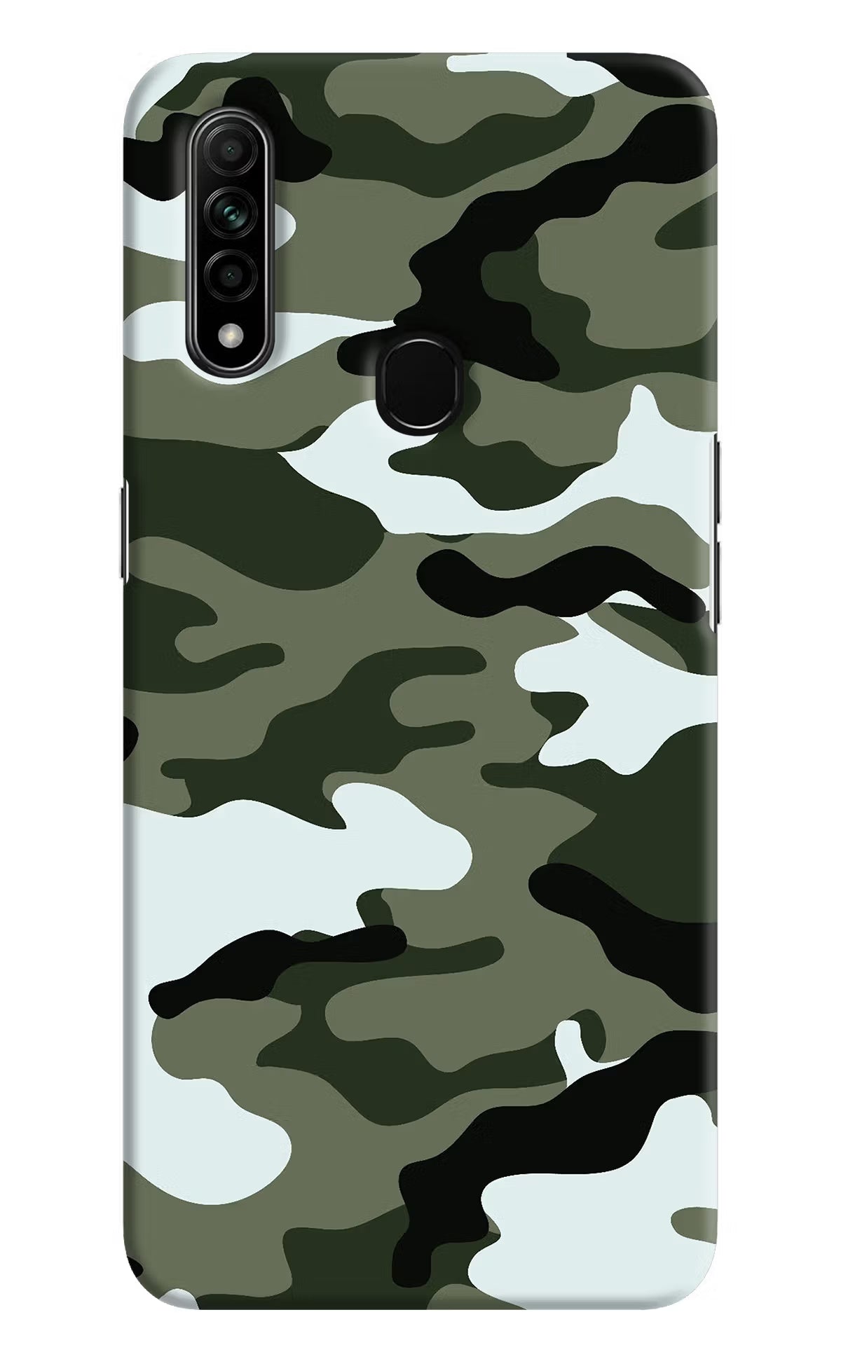 Camouflage Oppo A31 Hard Case Back Cover by Casekaro