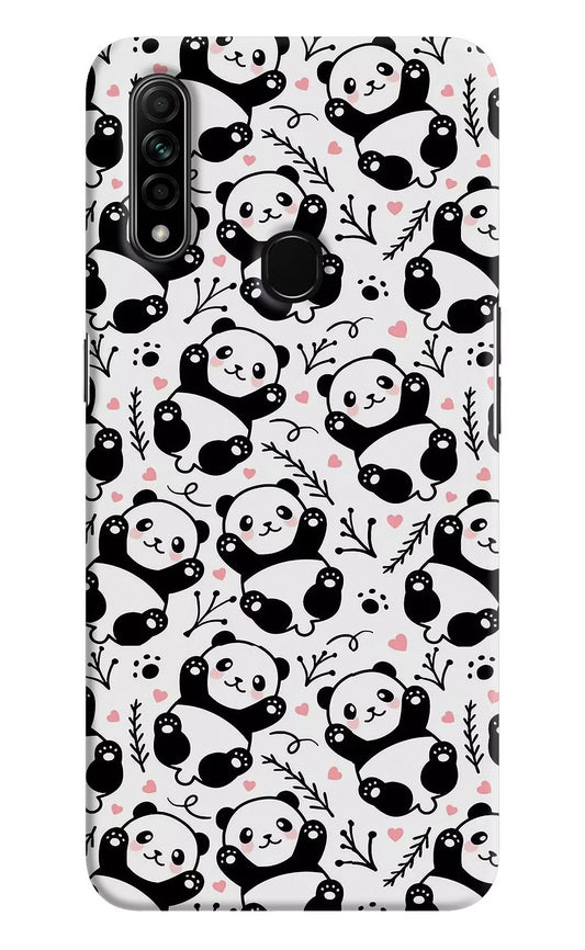 Cute Panda Oppo A31 Hard Case Back Cover by Casekaro