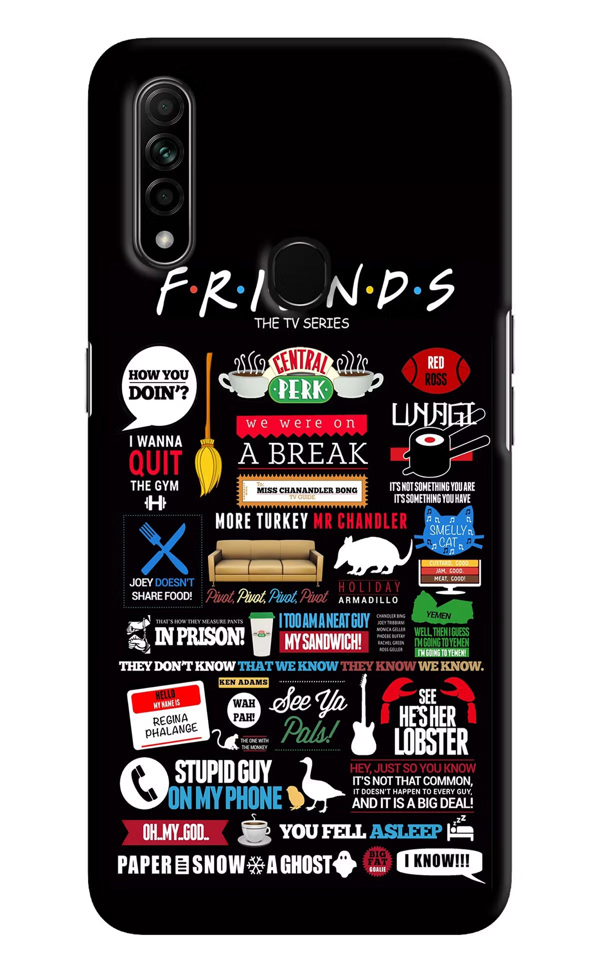 FRIENDS Oppo A31 Hard Case Back Cover by Casekaro