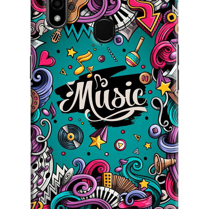 Music Graffiti Oppo A31 Hard Case Back Cover by Casekaro