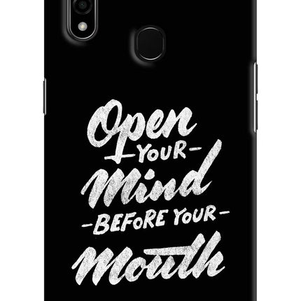 Open Your Mind Before Your Mouth Oppo A31 Hard Case Back Cover by Casekaro