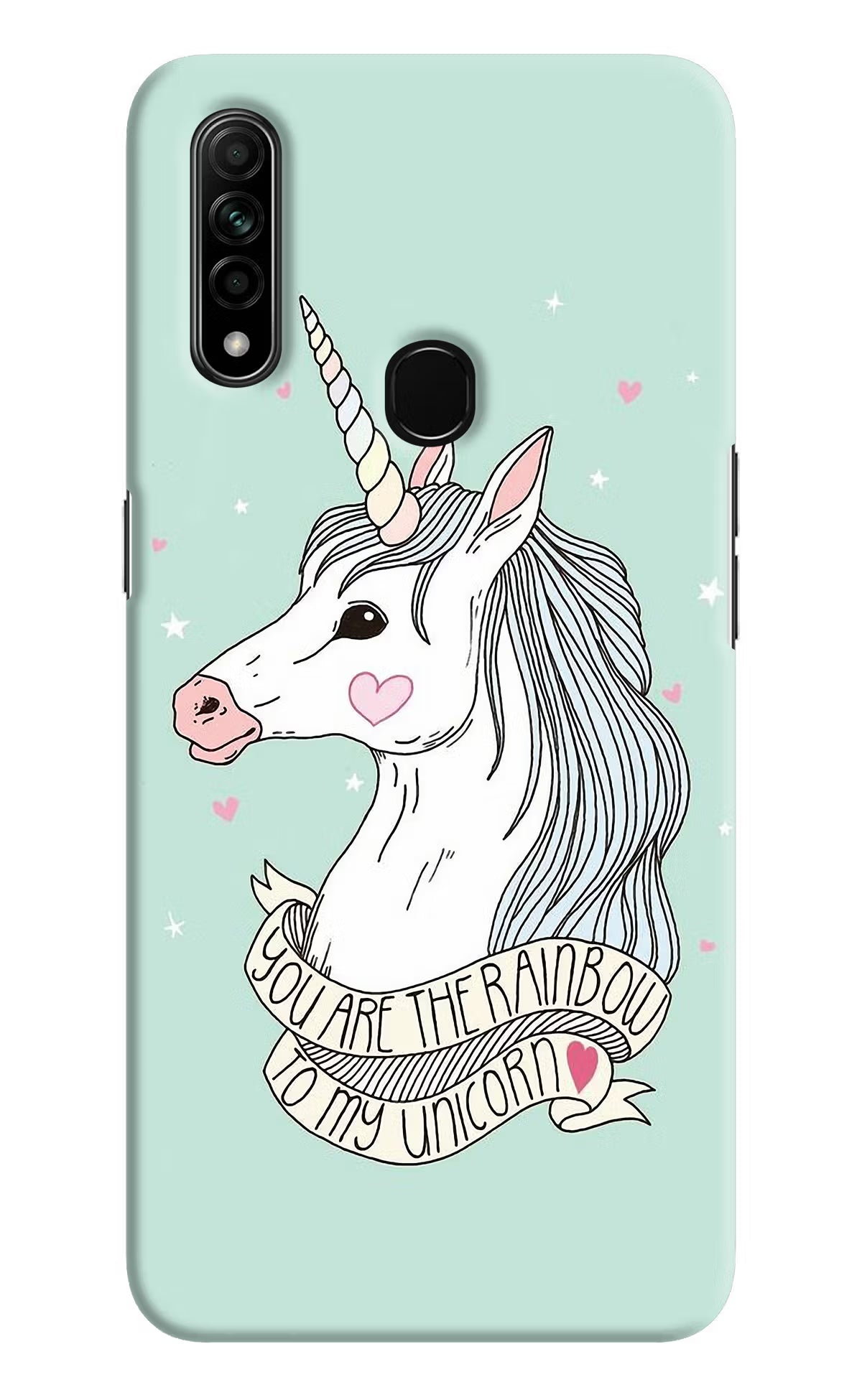 Unicorn Wallpaper Oppo A31 Hard Case Back Cover by Casekaro