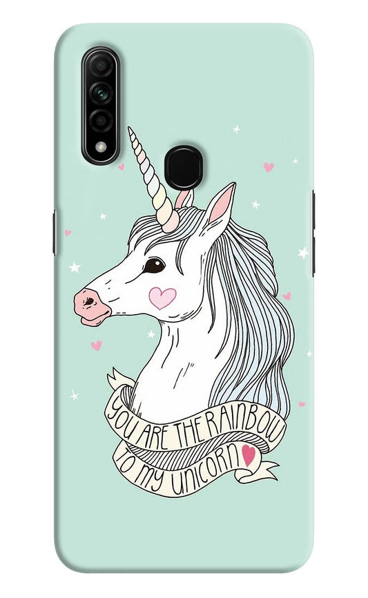 Unicorn Wallpaper Oppo A31 Hard Case Back Cover by Casekaro