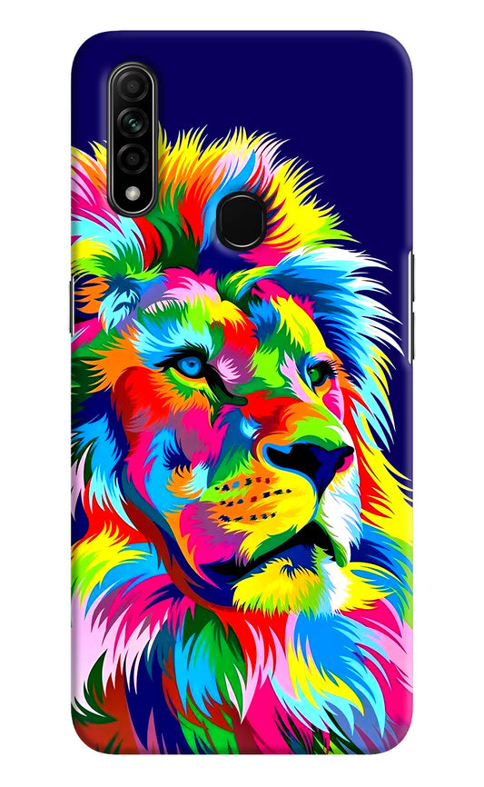 Vector Art Lion Oppo A31 Hard Case Back Cover by Casekaro