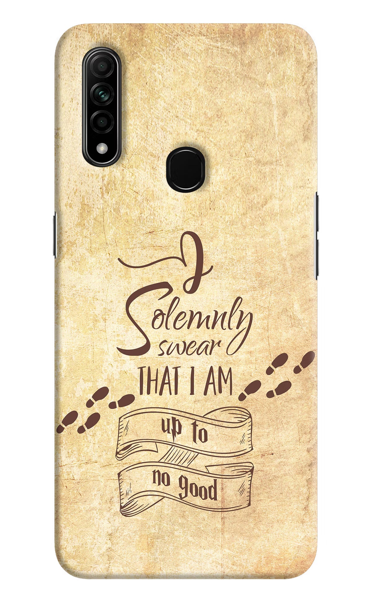 I Solemnly swear that i up to no good Oppo A31 Hard Case Back Cover by Casekaro