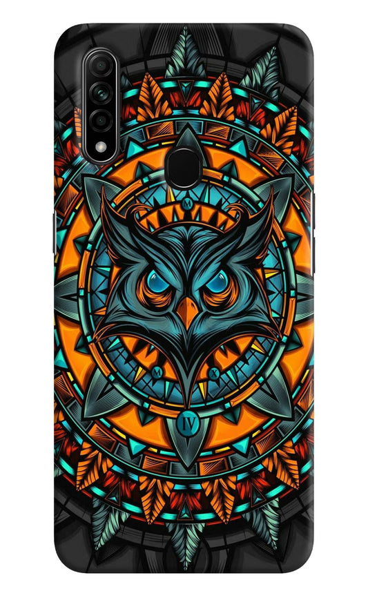 Angry Owl Art Oppo A31 Hard Case Back Cover by Casekaro