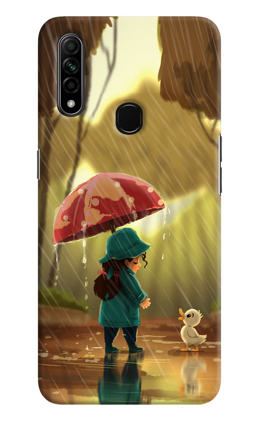Rainy Day Oppo A31 Back Cover, Hard case