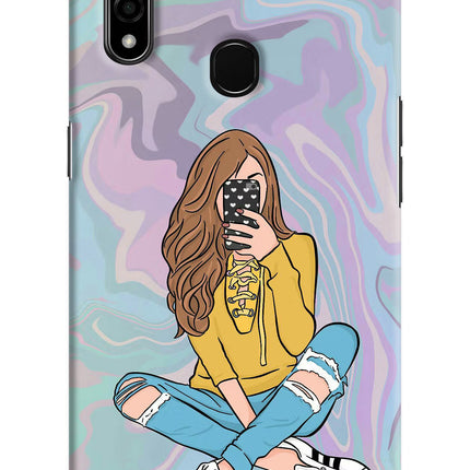 Selfie Girl Oppo A31 Hard Case Back Cover by Casekaro