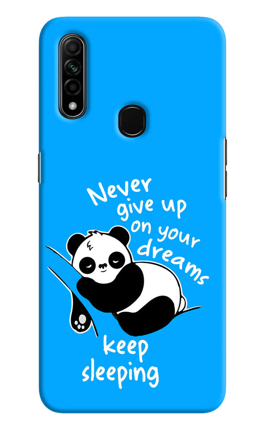 Keep Sleeping Oppo A31 Hard Case Back Cover by Casekaro