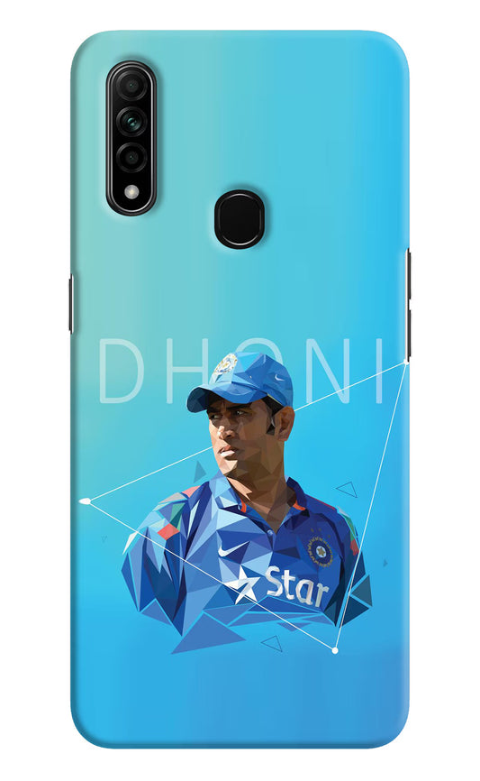 Dhoni Artwork Oppo A31 Hard Case Back Cover by Casekaro