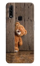 Teddy Wooden Oppo A31 Hard Case Back Cover by Casekaro