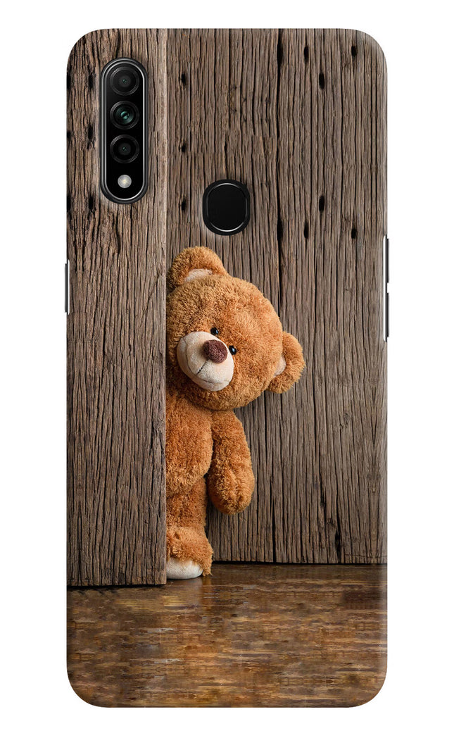 Teddy Wooden Oppo A31 Hard Case Back Cover by Casekaro