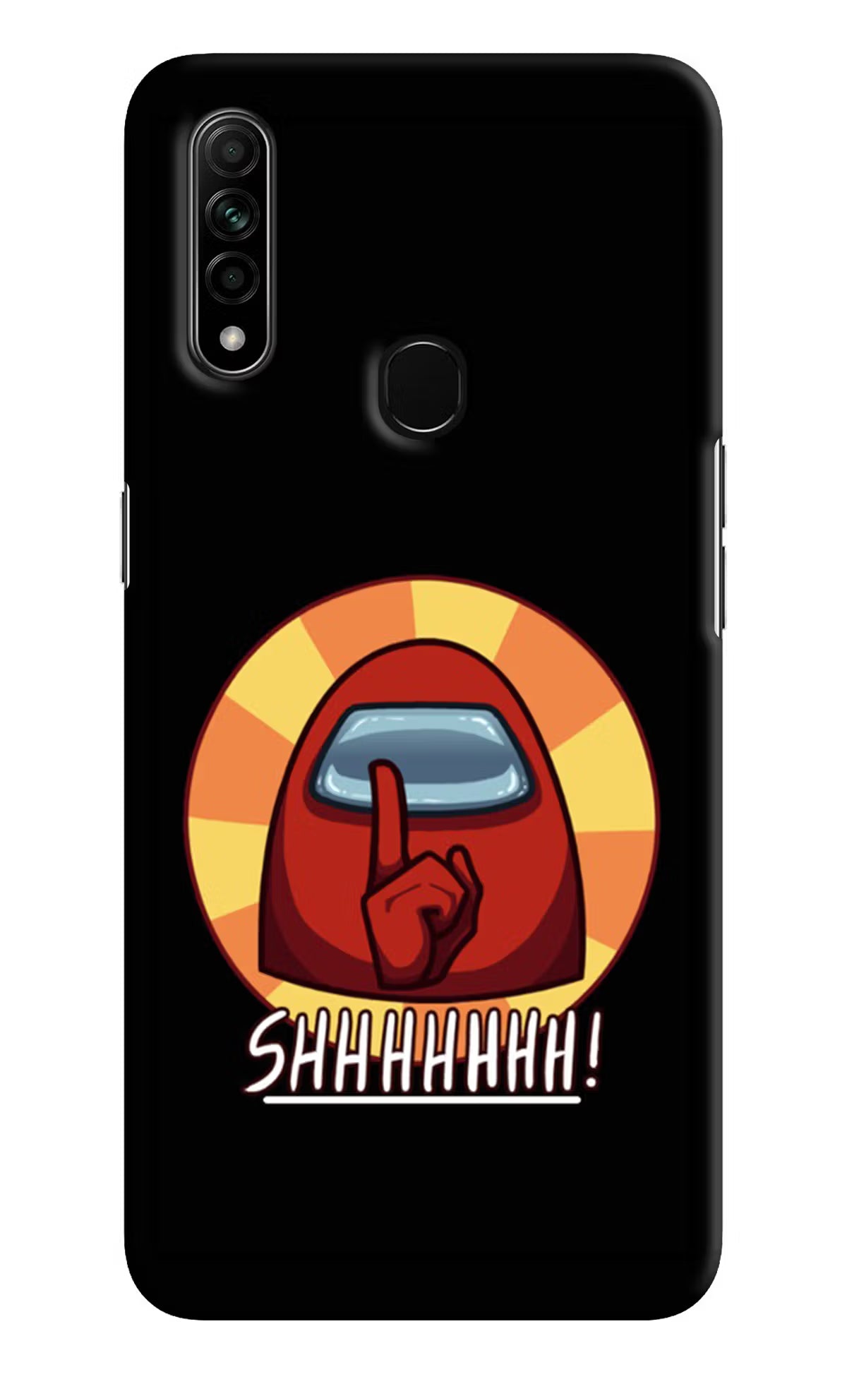 Among Us Shhh! Oppo A31 Hard Case Back Cover by Casekaro
