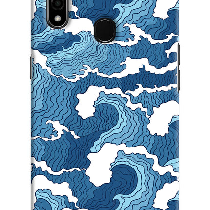Blue Waves Oppo A31 Hard Case Back Cover by Casekaro