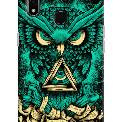 Green Owl Oppo A31 Hard Case Back Cover by Casekaro