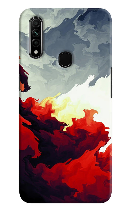 Fire Cloud Oppo A31 Hard Case Back Cover by Casekaro