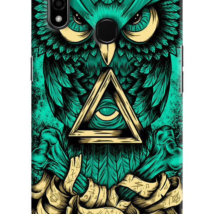 Green Owl Oppo A31 Hard Case Back Cover by Casekaro