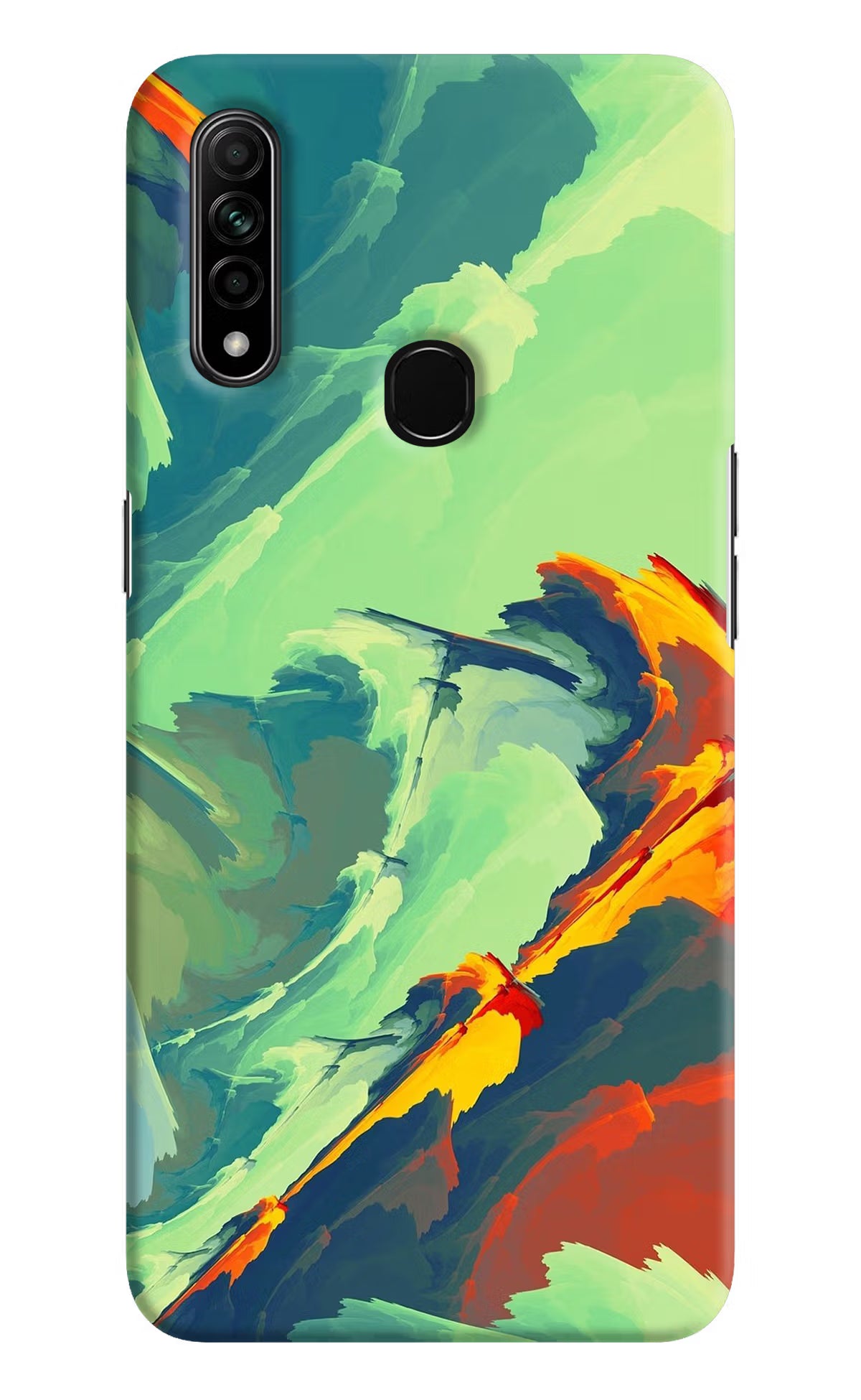 Paint Art Oppo A31 Hard Case Back Cover by Casekaro