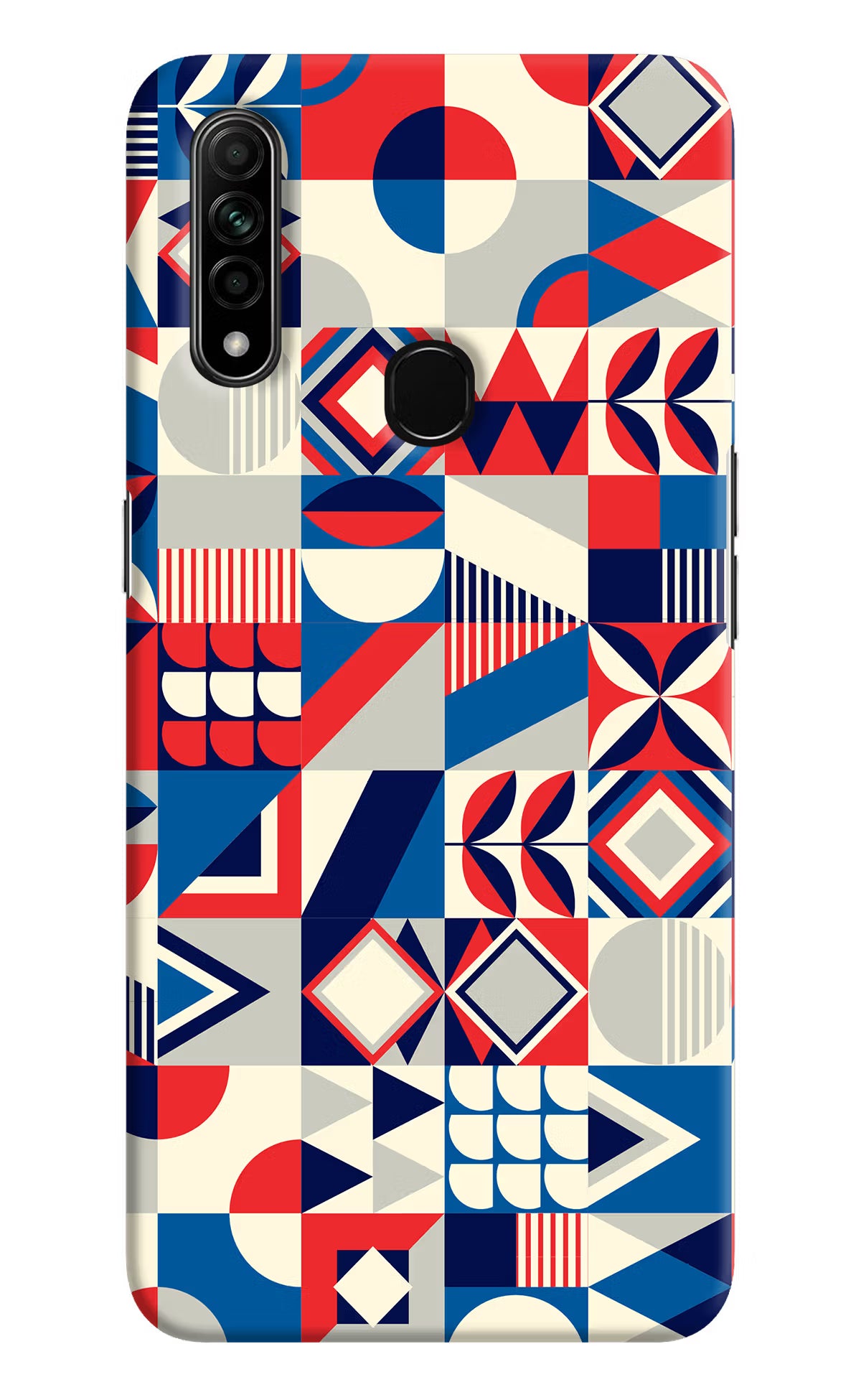 Colorful Pattern Oppo A31 Hard Case Back Cover by Casekaro