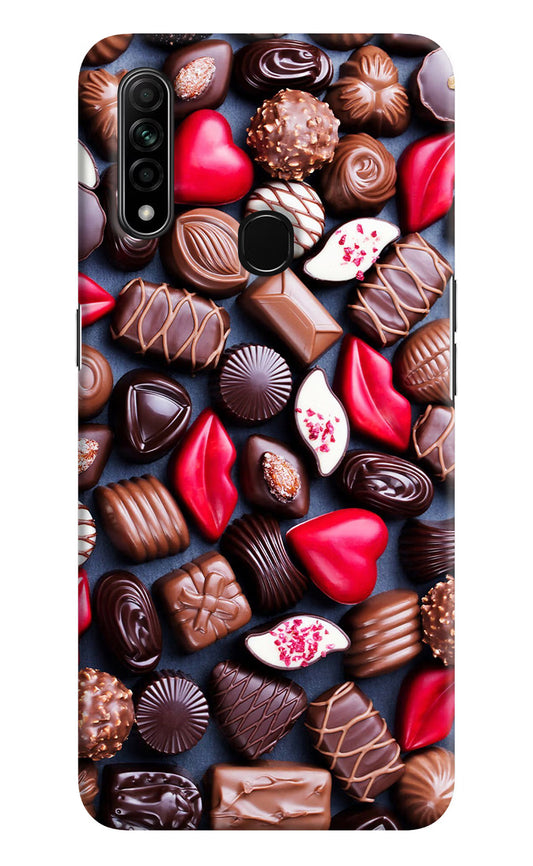 Chocolates Oppo A31 Hard Case Back Cover by Casekaro