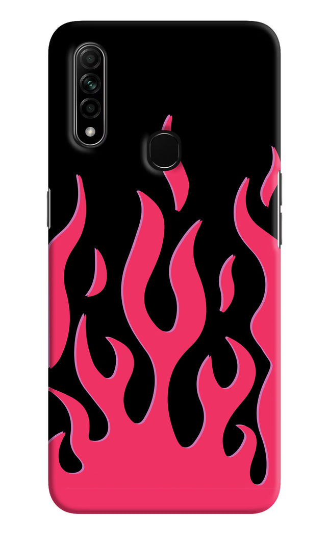 Fire Flames Oppo A31 Hard Case Back Cover by Casekaro