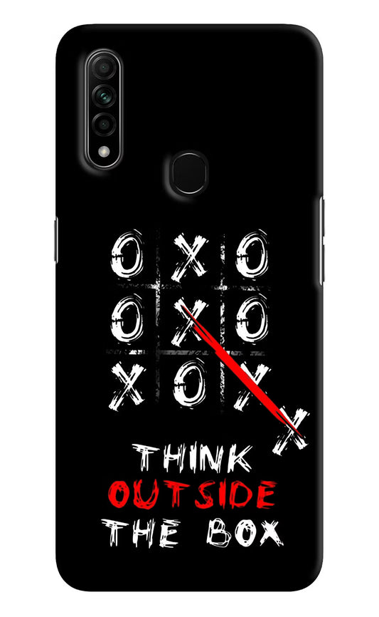 Think out of the BOX Oppo A31 Hard Case Back Cover by Casekaro