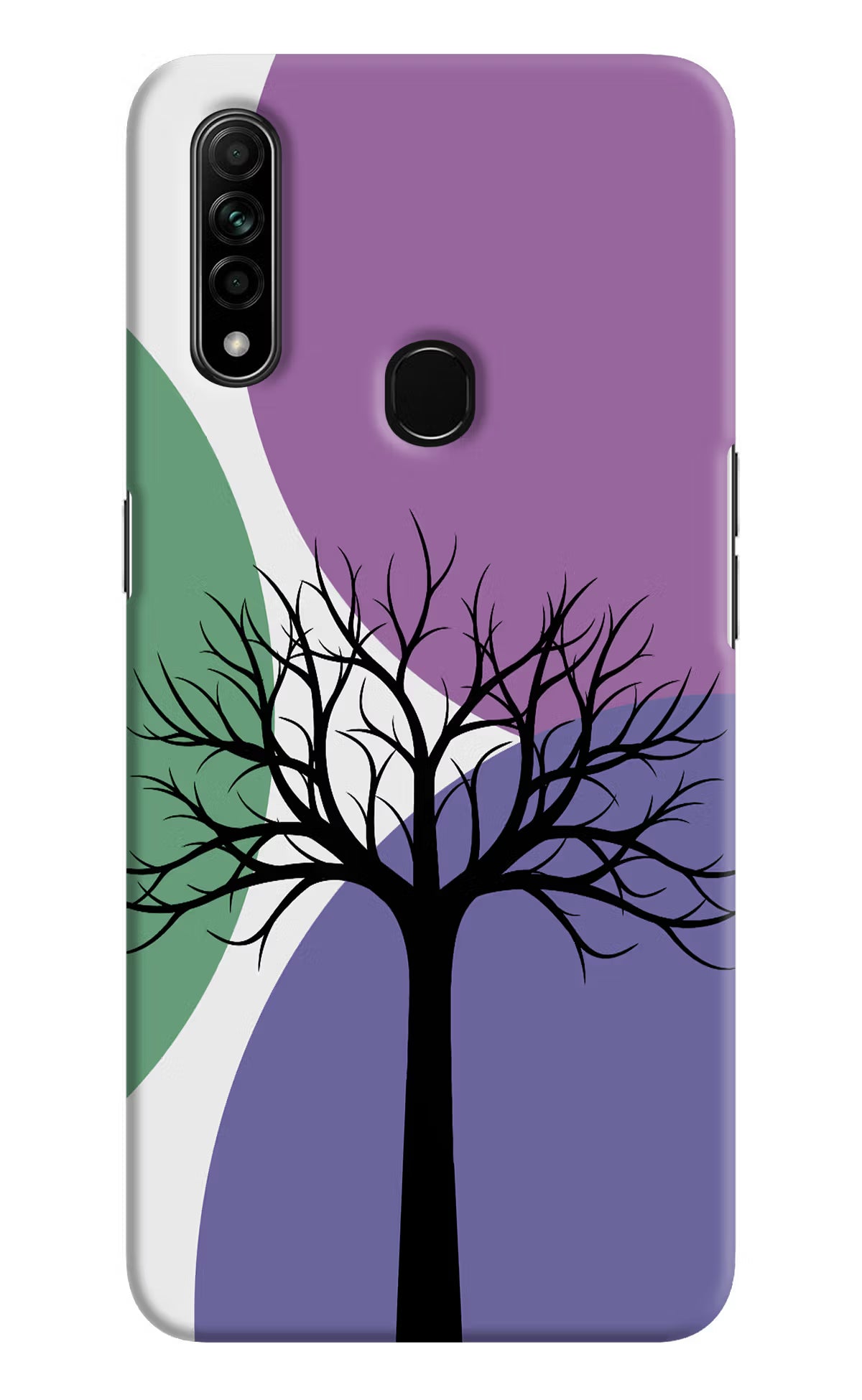 Tree Art Oppo A31 Hard Case Back Cover by Casekaro