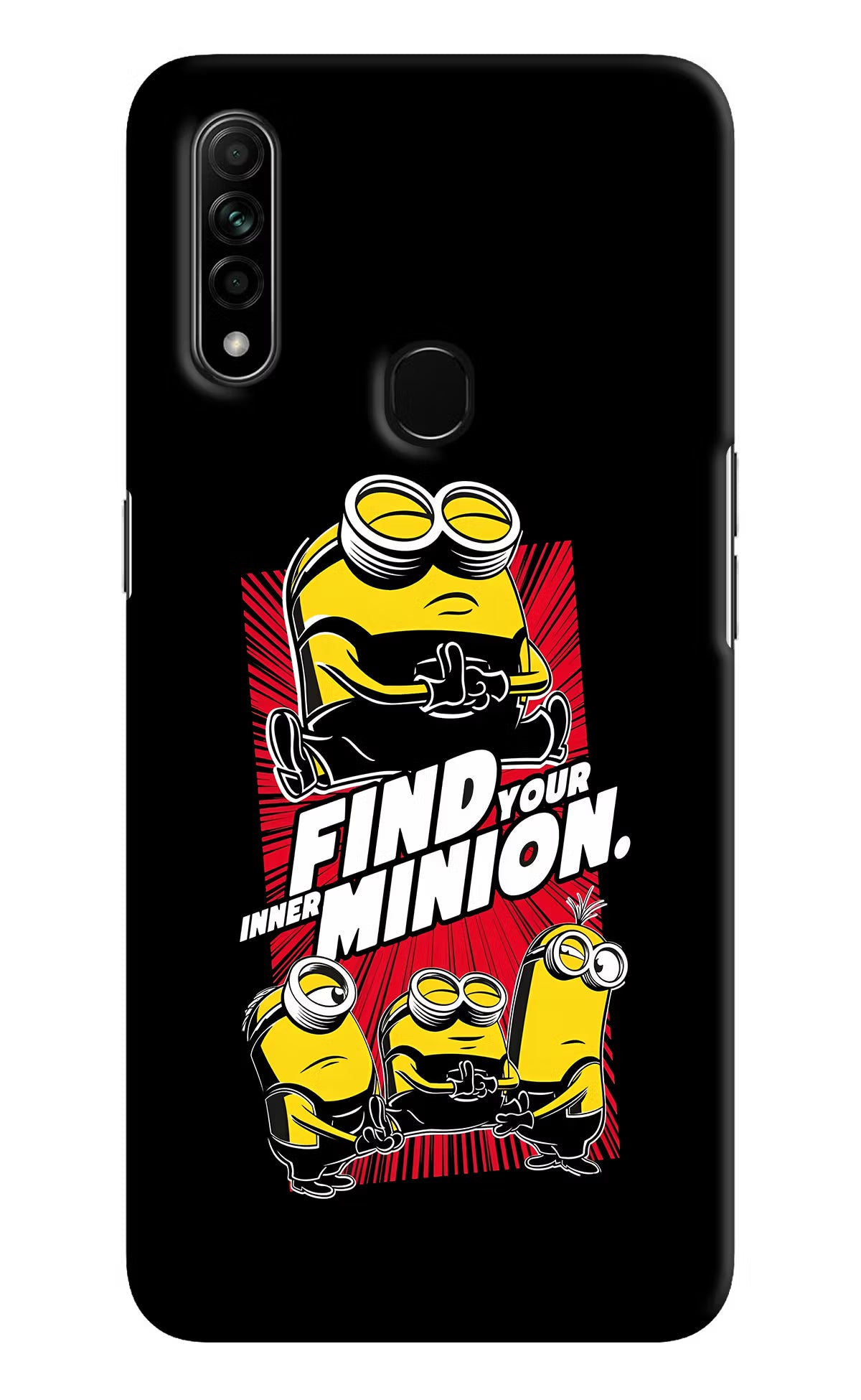 Find your inner Minion Oppo A31 Hard Case Back Cover by Casekaro