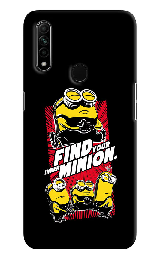 Find your inner Minion Oppo A31 Hard Case Back Cover by Casekaro