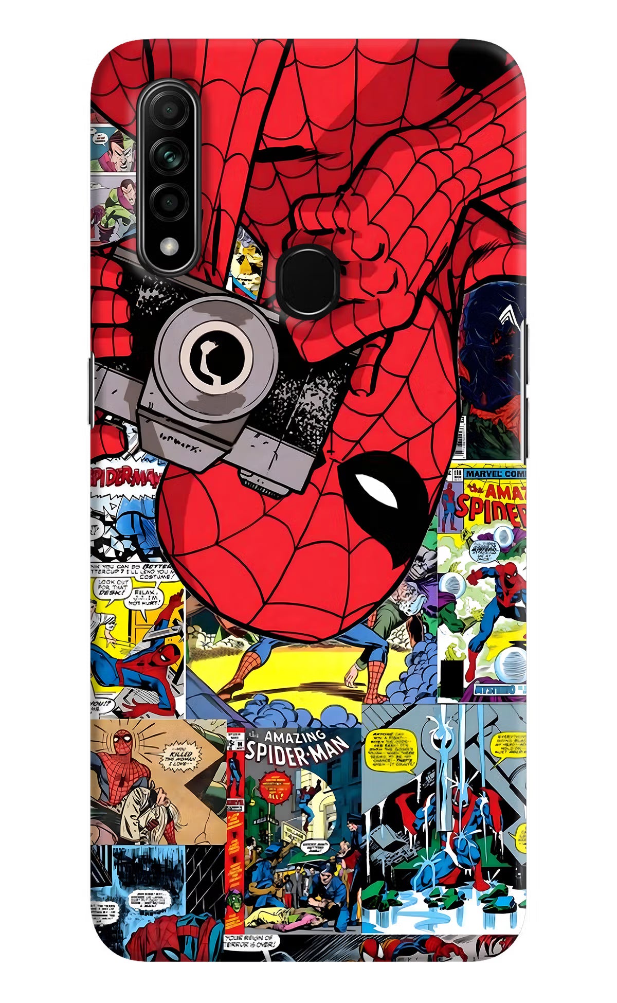 Spider Man Oppo A31 Hard Case Back Cover by Casekaro