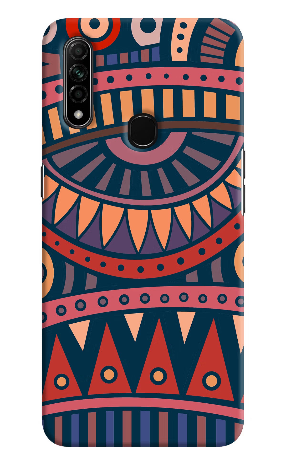 African Culture Design Oppo A31 Hard Case Back Cover by Casekaro
